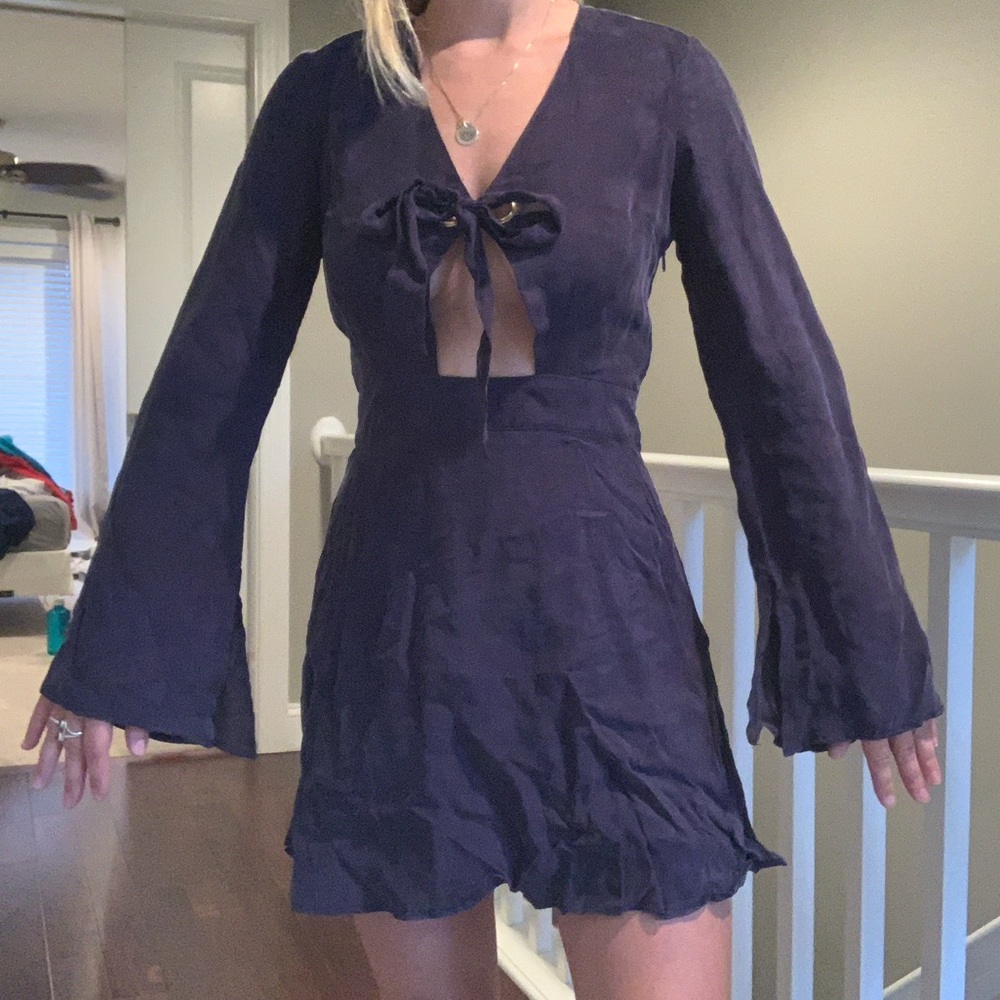 Line & Dot navy mini dress